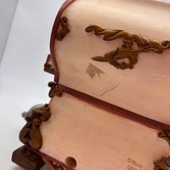 Disney Tinker Bell Treasure Jewelry Box Musical Water Snow Globe You Can Fly - Picture 4 of 13